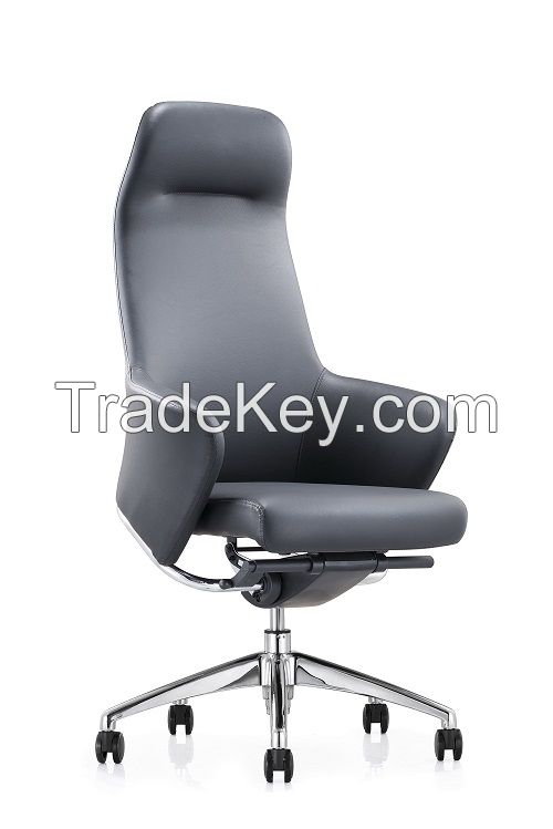 High back genuine leather chairs, office chairs, executive chairs