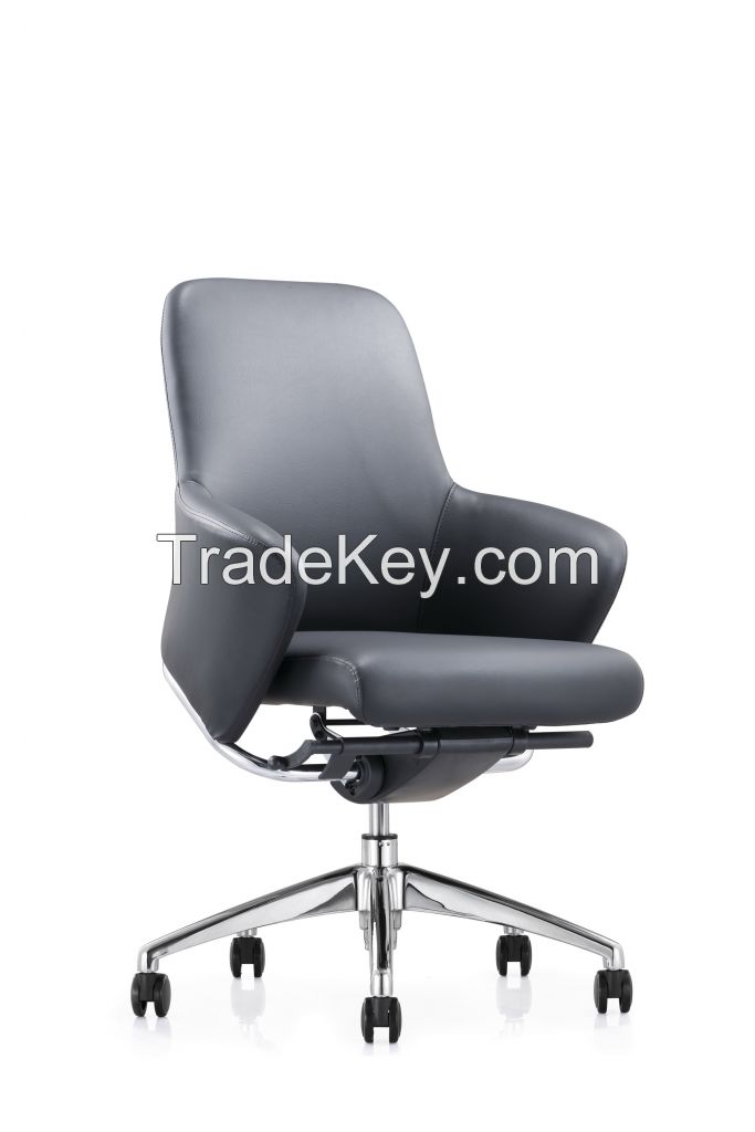 High back genuine leather chairs, office chairs, executive chairs