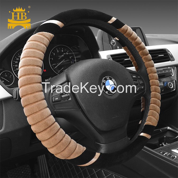 2017 New model winter fur steering wheel cover 