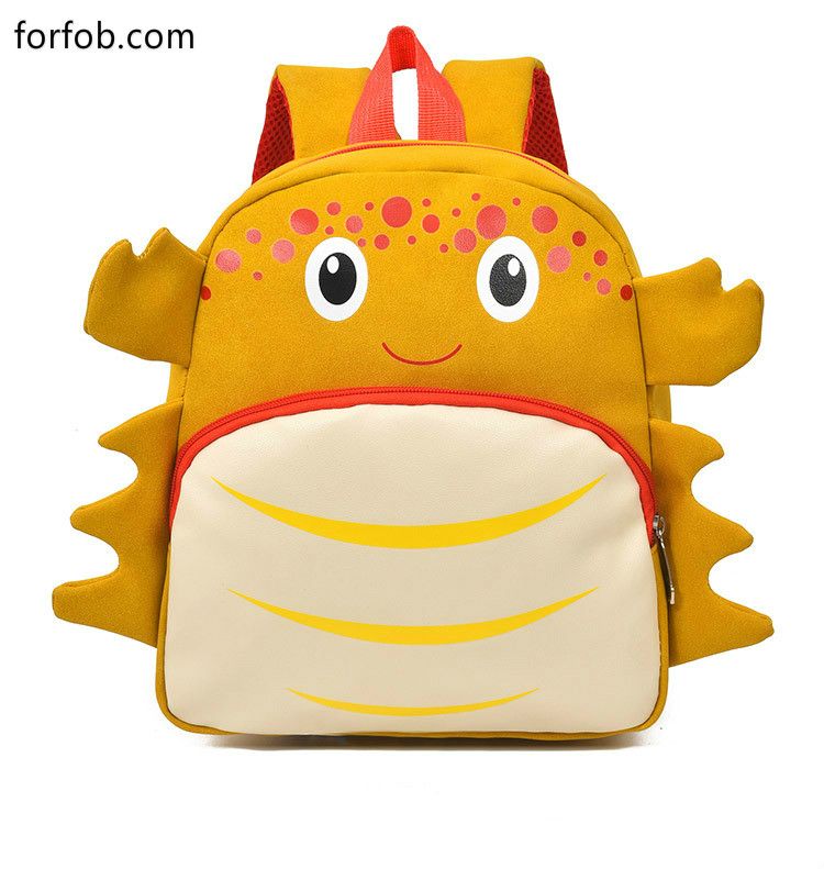 PVC PU Leather and Polyester wholesale new design girl child backpack kids school bag for teenagers