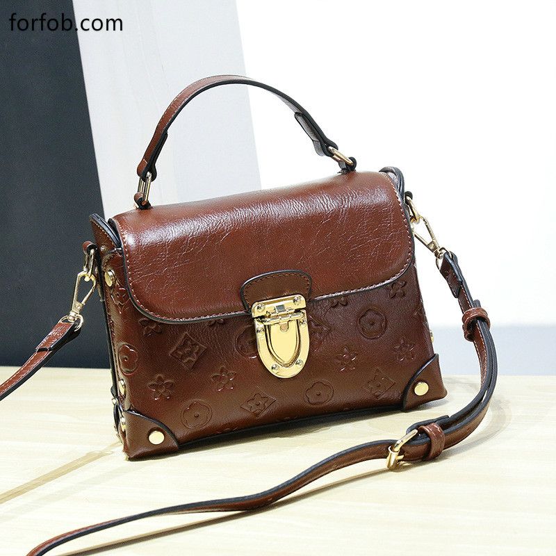 High quality real leather hand bags women genuine leather handbag