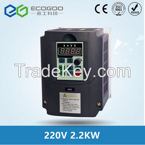 2.2kw 220v AC Frequency Inverter &amp; Converter Output 3 Phase 650HZ ac motor water pump controller /ac drives /frequency converter