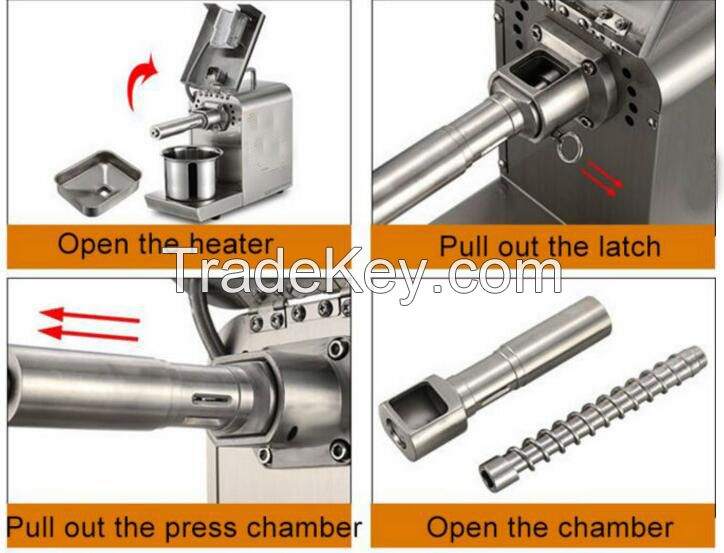 Small home use Screw Oil Press/Cold Pressed Sesame Oil Press
