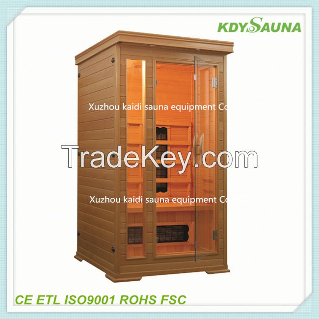 Cheap unit price 1 person indoor infrared sauna room