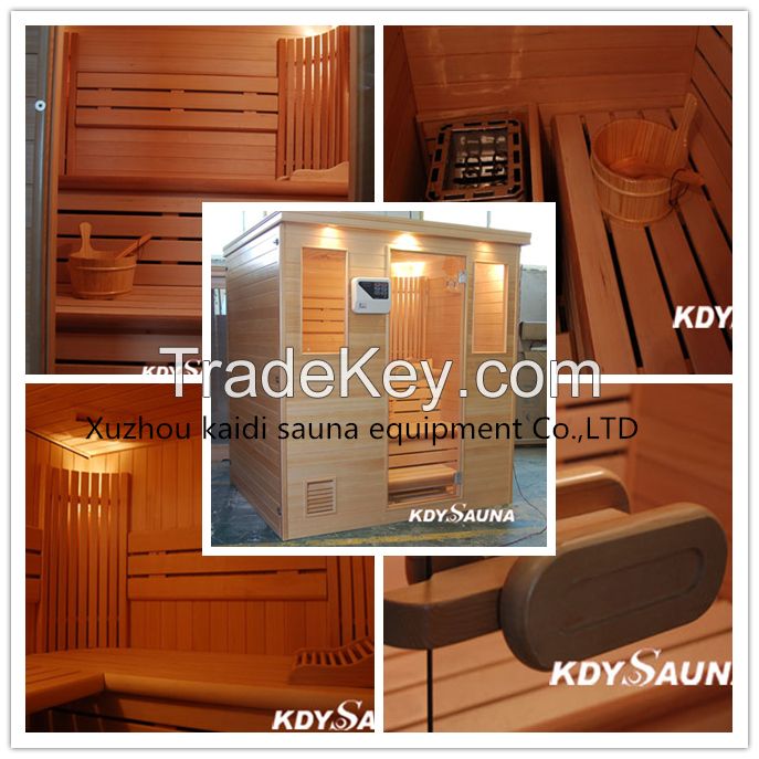 Health mate Traditional indoor solid wood sauna room