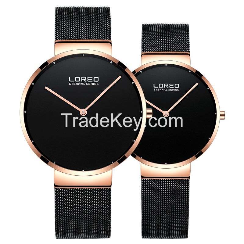 Quartz Watch For Couple, Simplicity Style, Waterproof 30M, Loreo Brand