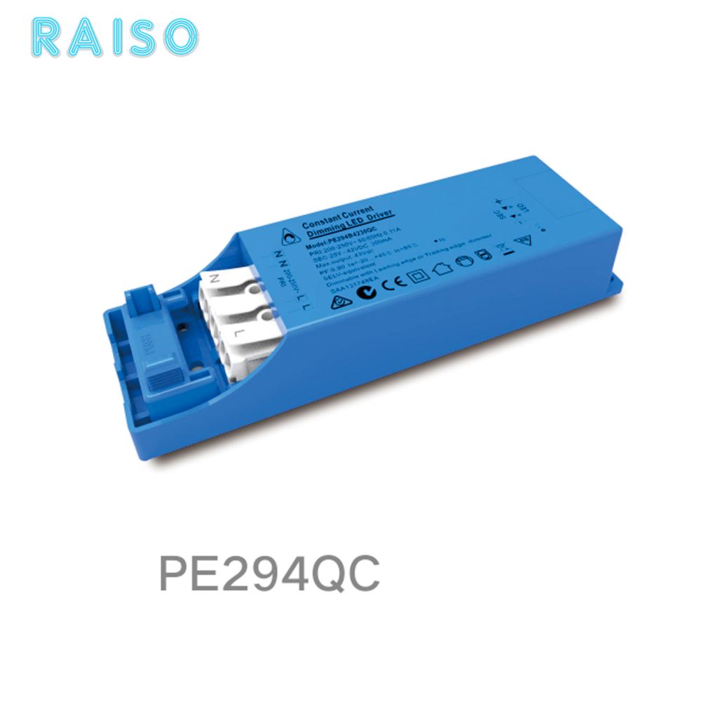 12w 300ma trailing edge lighting tranformer for led spotlight 25-42V DC 300ma constant current