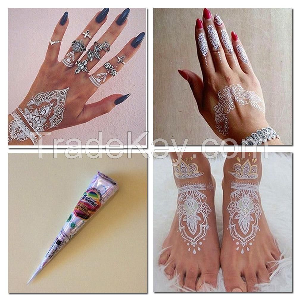 Henna white henna 30 gms cone fresh and beautiful