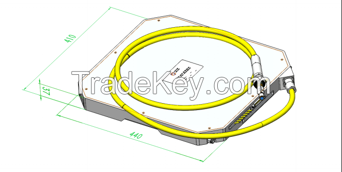 Laser power combining module