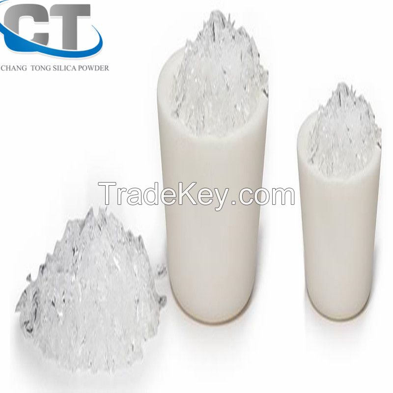 Fused silica powder, quartz sand