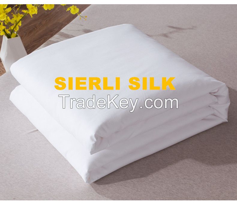 Real mulberry silk Silk Duvet ,Silk Comforter , Silk quilt  with cotton cover