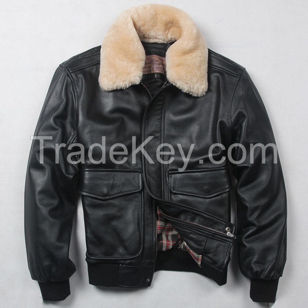 fly air force flight jacket fur collar 