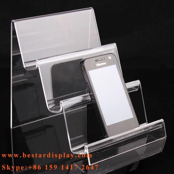 Good sale Plexiglass PMMA acrylic mobile phone display stand