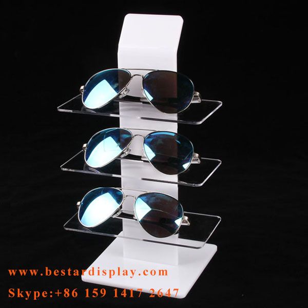 Popular design Plexiglass PMMA acrylic sunglasses display