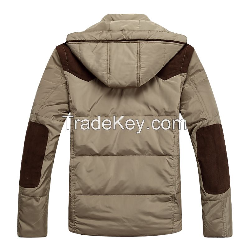 Men's Down Jackets Winter Warm Outerwear M-3XL Size Brand Clothing Cheap Wholesale