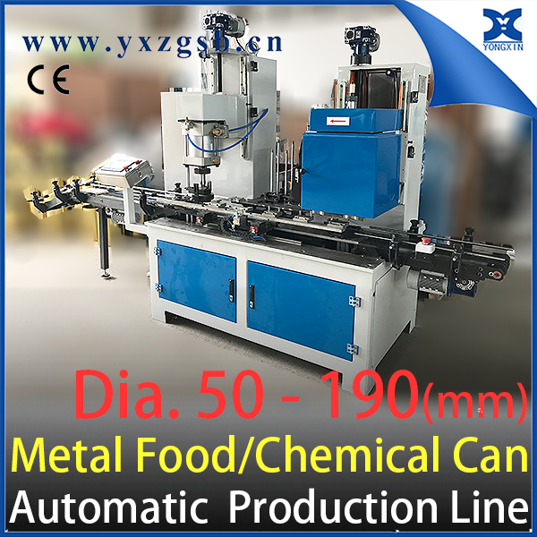 0.25-5L Round Chemical Can Making Packaging Line