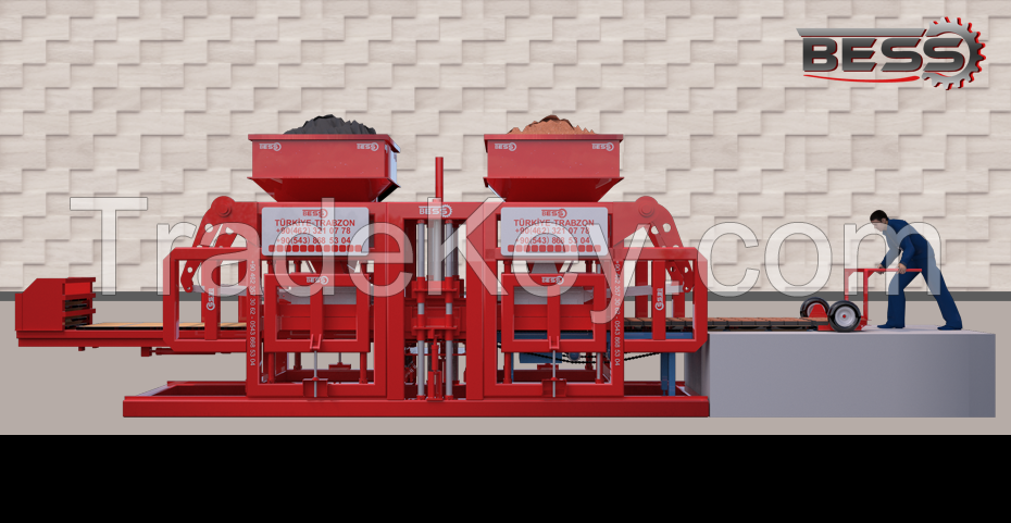 PRS 402 SEMI AUTOMATIC PAVING BLOCK MACHINE