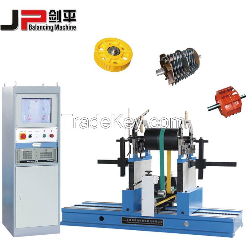 2019 High Quality Belt Drive Balancing Machine for Motor Rotor in hot