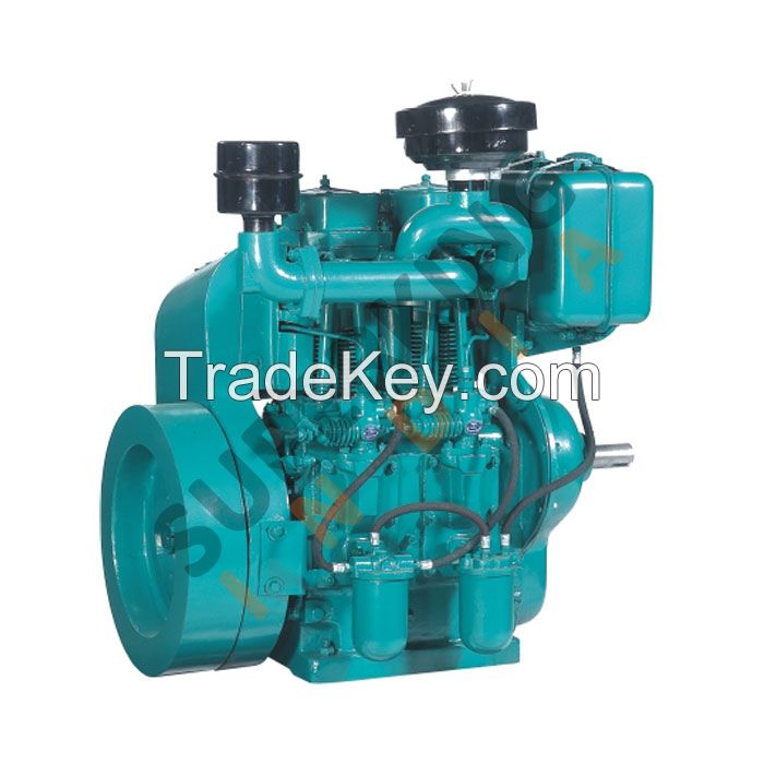 Double Cylinder Water-Cooled Diesel Engines 15 to 28HP