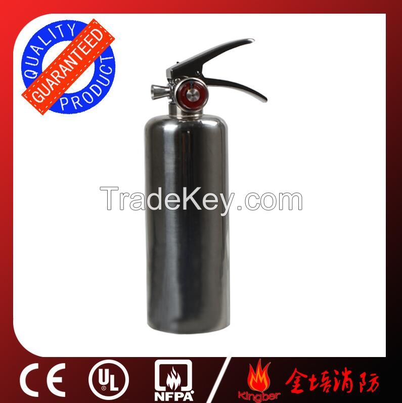 1KG Portable Stainless Steel Dry Powder Fire Extinguisher for Kitchen Using with ISO Approval