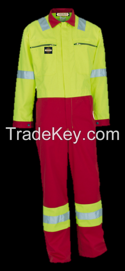 Hi-Vis Coveralls (Cotton)