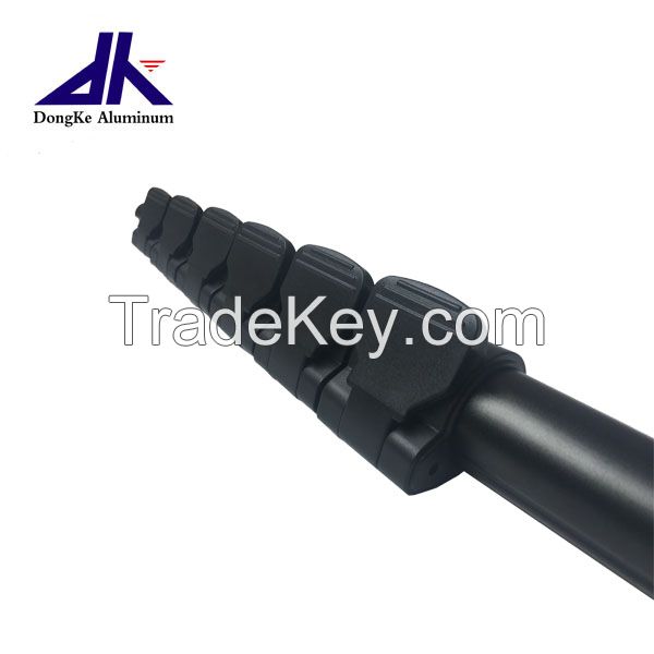 custom aluminum telescopic pole with flip lock