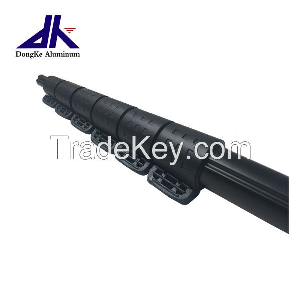 custom aluminum telescopic pole with flip lock