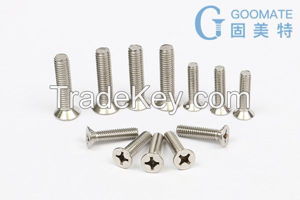 Flat Head Cap Screw With Across -DIN965