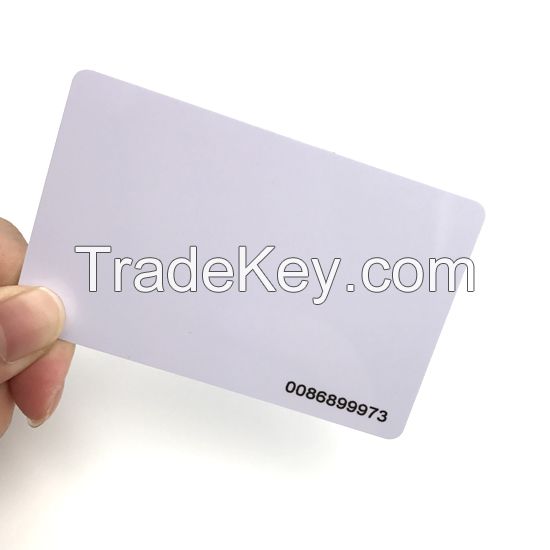 13.56Mhz HF CR80 RFID Blank Cards With Mifare 1K Chip