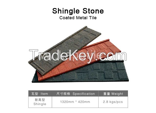 Shingle Stone-Coated Metal Tile