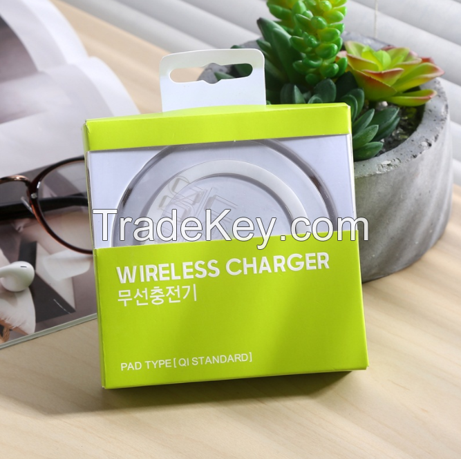 Fast Mini Wireless Charger Pad Quick 9V 2A Charging for Samsung for iphone