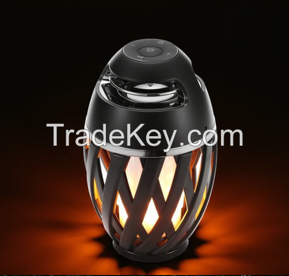 New Arrival Wireless LED Flame Atmosphere Speaker IP65 Waterproof 2000mAh Battery