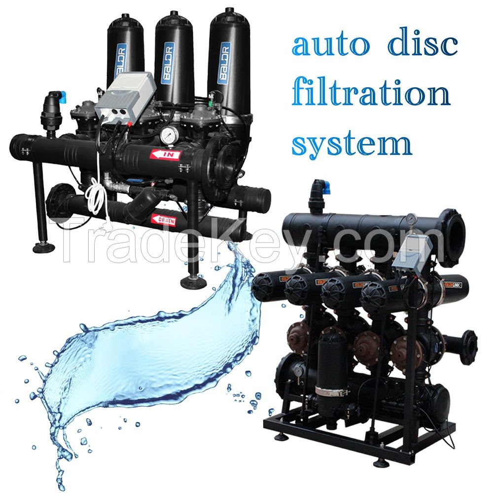 Modular design drip irrigation Auto Disc Filtration System