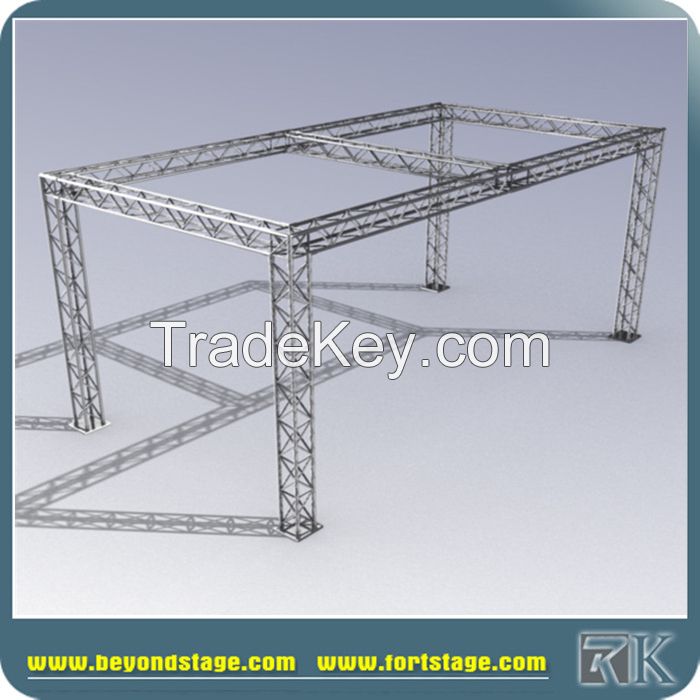 Audio aluminum lighting truss system for hanging speaker truss