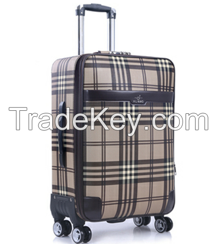 STYLISH PU TROLLEY LUGGAGE SET