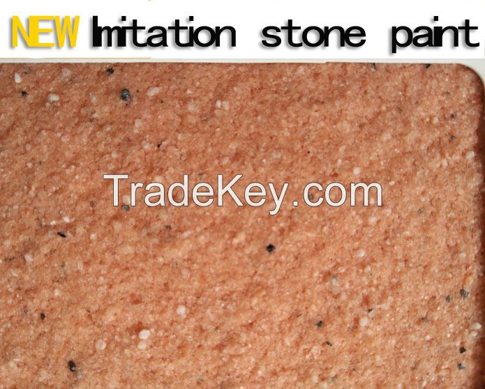 natural colorful Building coating imitation stone wall paint Wall spraying decration material