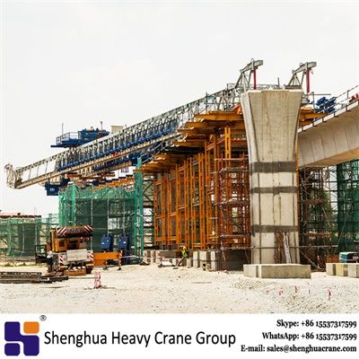 China HSHCL mtr launching gantry girder erection crane equipment