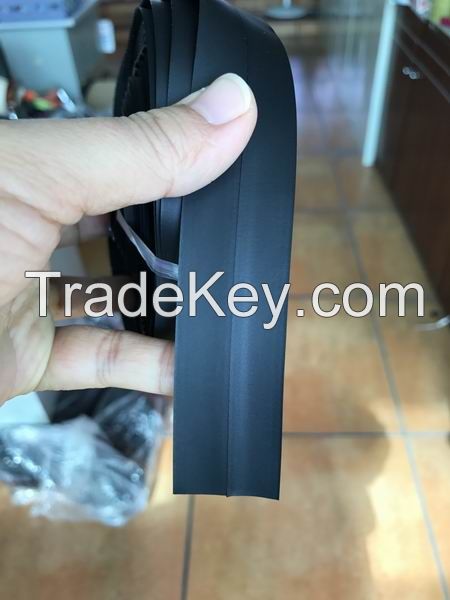 no.3 pu coating zipper in black matte