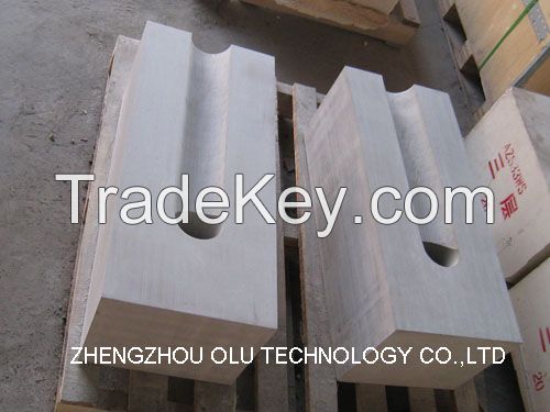 High zirconia fused cast blocks