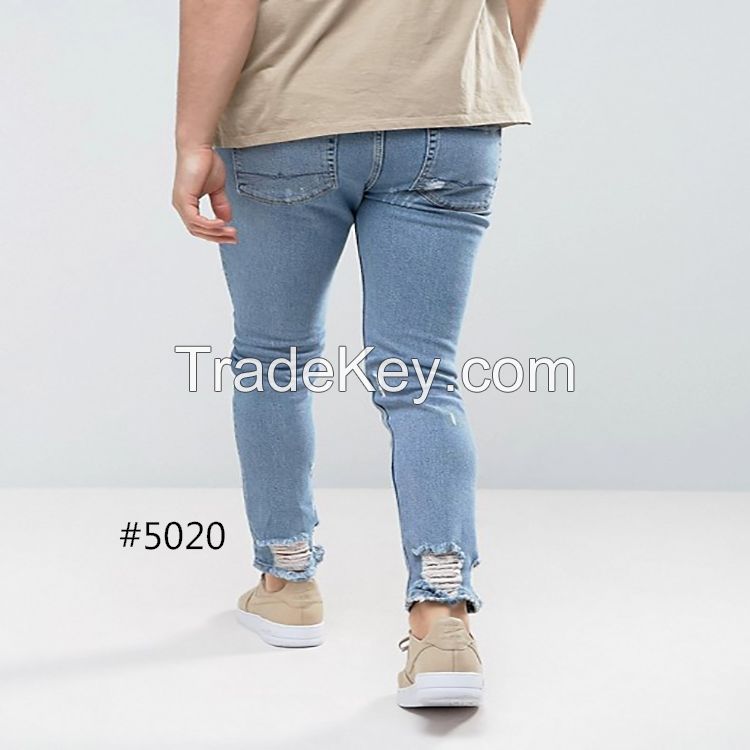 European style low price casual straight skinny d jeans stretch cotton boyfriend denim jeans pent scratch men destroyed jeans