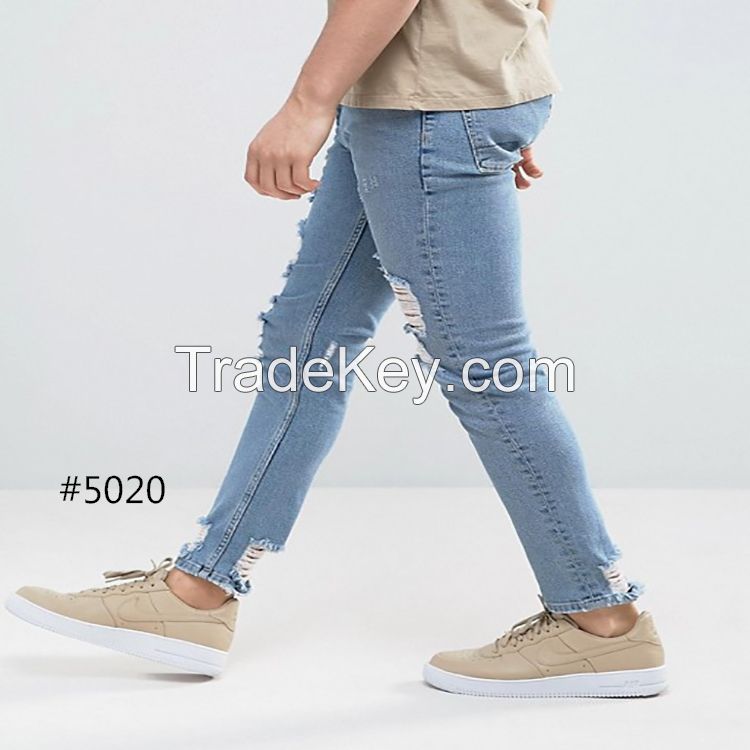 European style low price casual straight skinny d jeans stretch cotton boyfriend denim jeans pent scratch men destroyed jeans