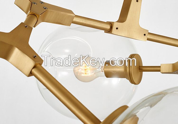 simple design pendant lamp modern ball led pendant chandelier hanging light