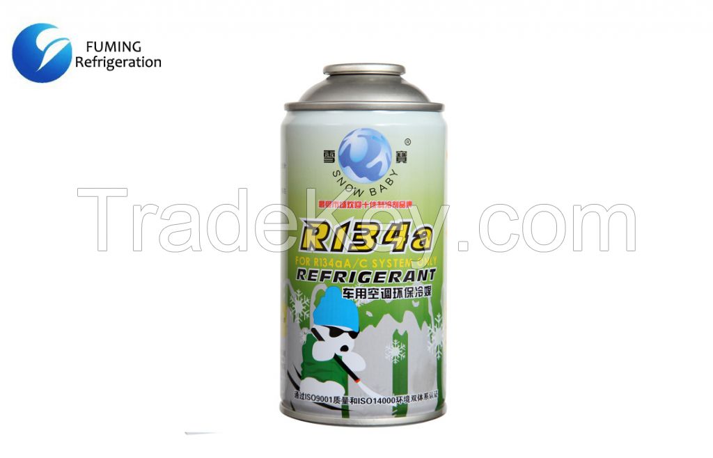 High Purity R134A Auto AC Refrigerant 3159 / 811-97-2 , 220g three pcs Can