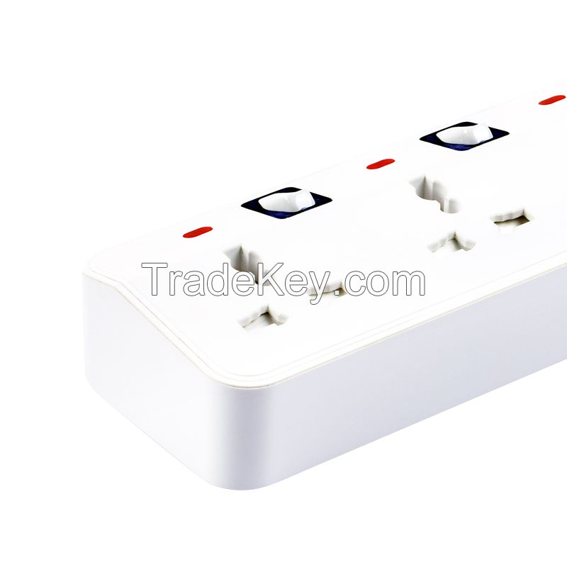 Extension cable 3 channel 15A intelligent charger euro power socket