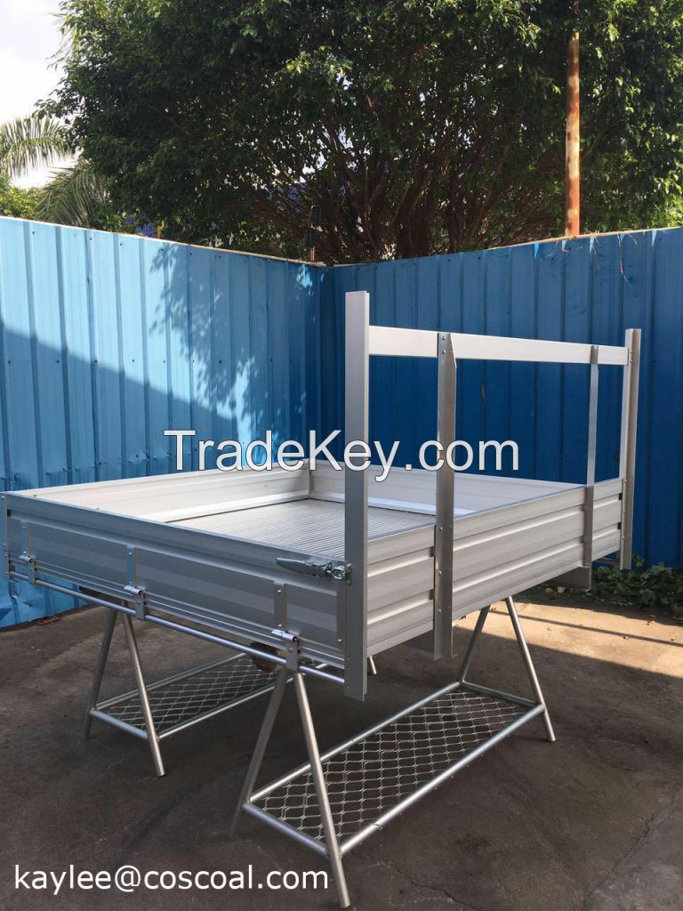 strong and light aluminum single/dual cab heavy duty tray near me