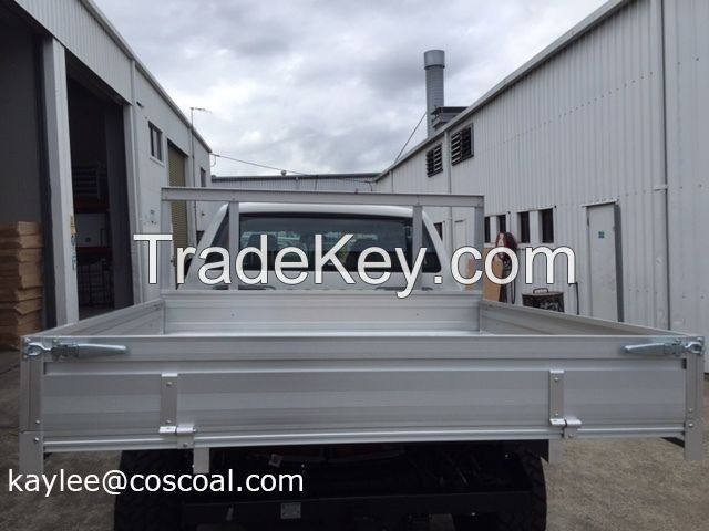 strong and light aluminum single/dual cab heavy duty tray near me