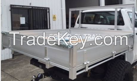 strong and light aluminum single/dual cab heavy duty tray near me