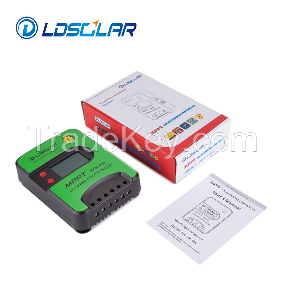 15A MPPT Solar Charge Controller with 2 USB ports