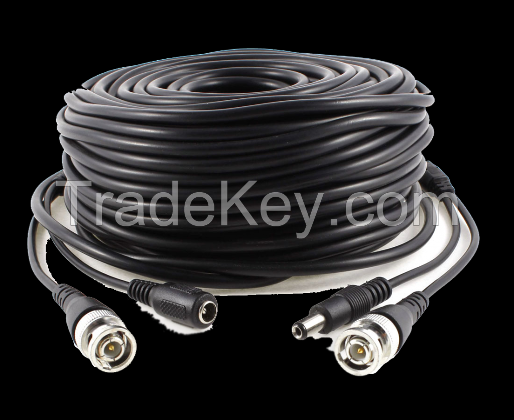 Premade RG59 BNC+POWER DC Cable