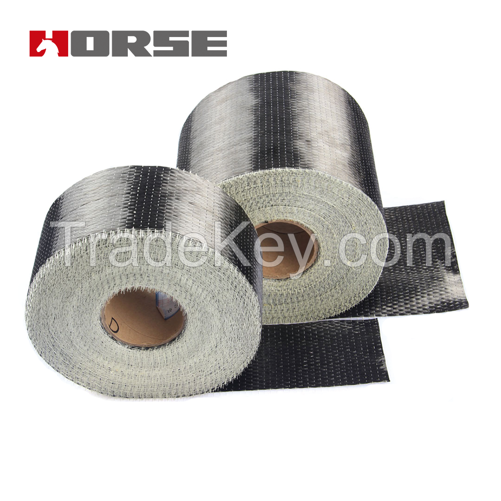 Unidirectional 300g carbon fiber wrap for concrete strengthening